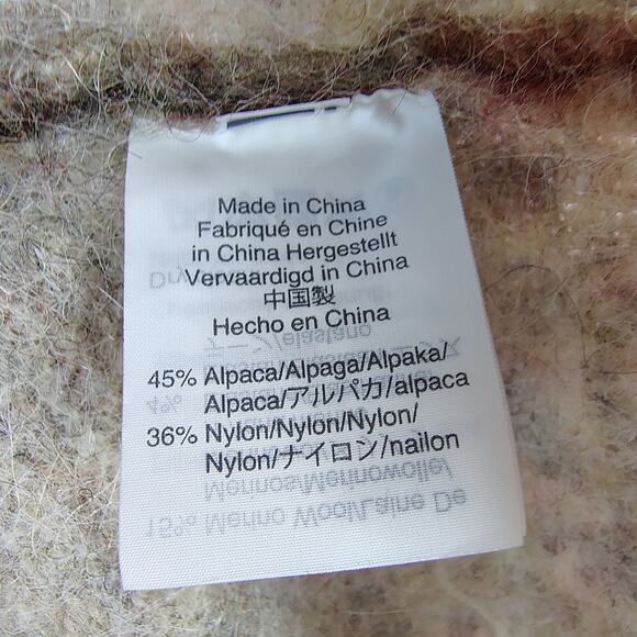 J.Crew Collection Alpaca–Merino Watercolor Floral Oversized Tunic Sweater NWT S - Picture 10 of 16